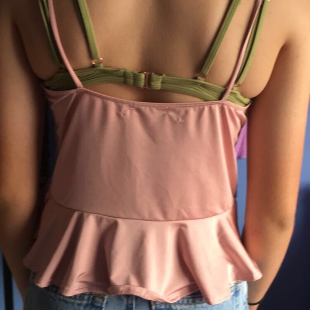 tie front flowy tank top - Picture 4 of 4
